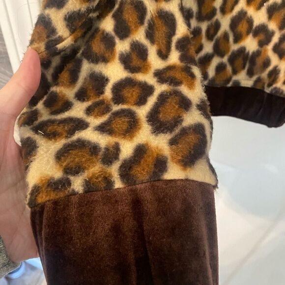 -‎ Women’s Fleece Leopard Zip Up Coat Size Medium - Picture 2 of 10
